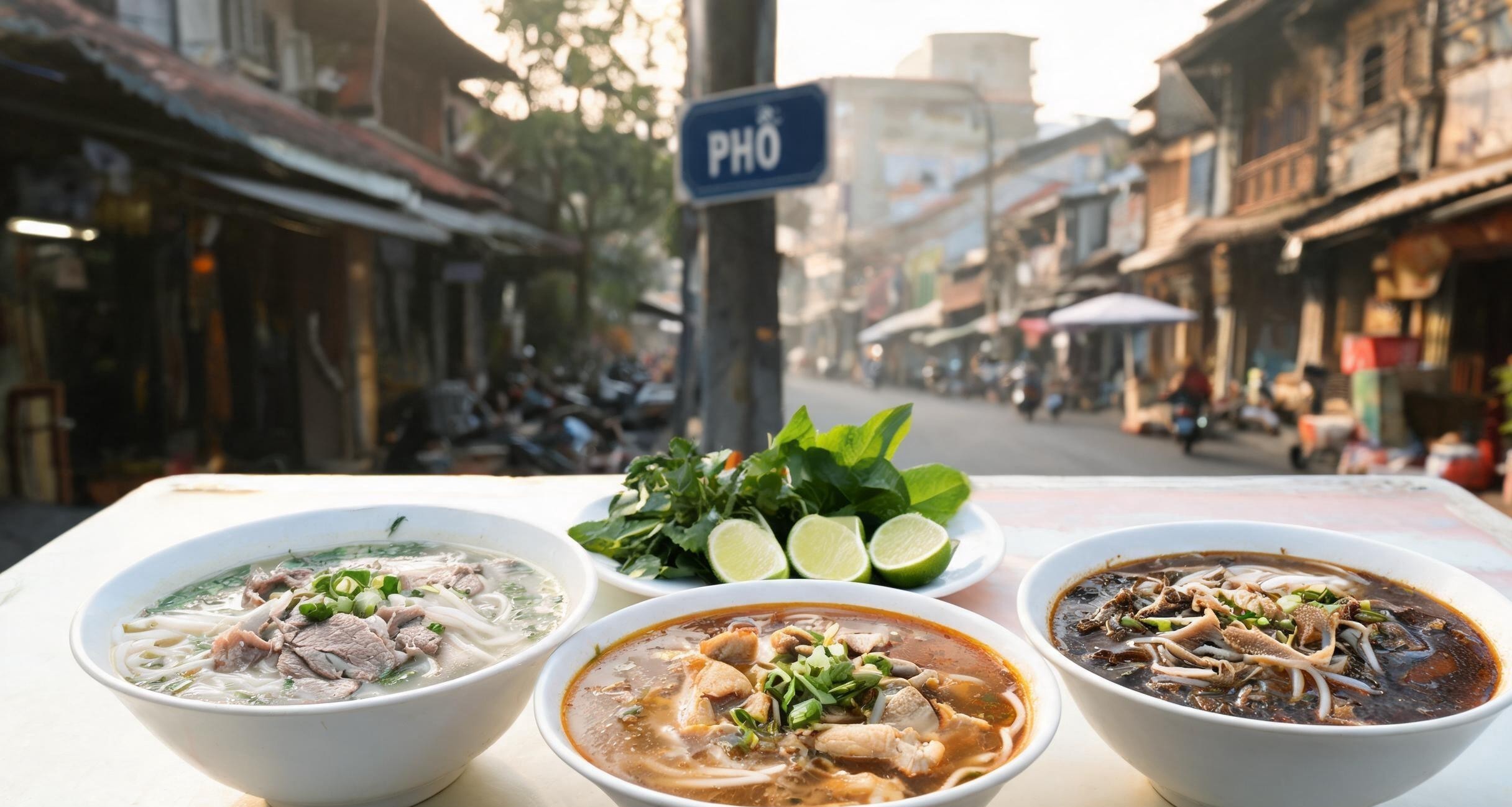 Pho at Dawn in Hanoi: Three Bowls From Three Different Neighborhoods