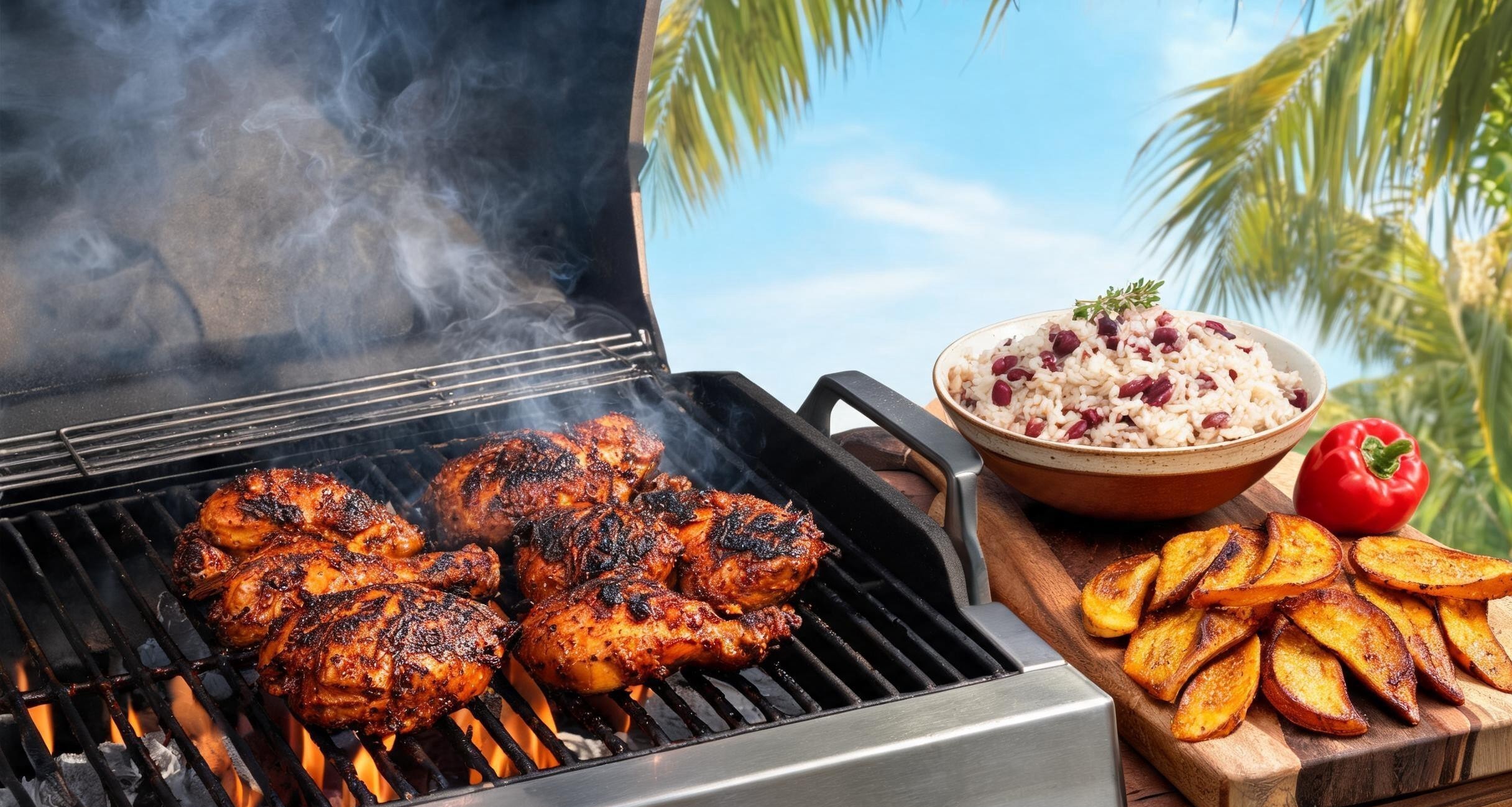 Jerk Chicken on a Gas Grill: The Jamaican Marinade That Needs Scotch Bonnet and Patience