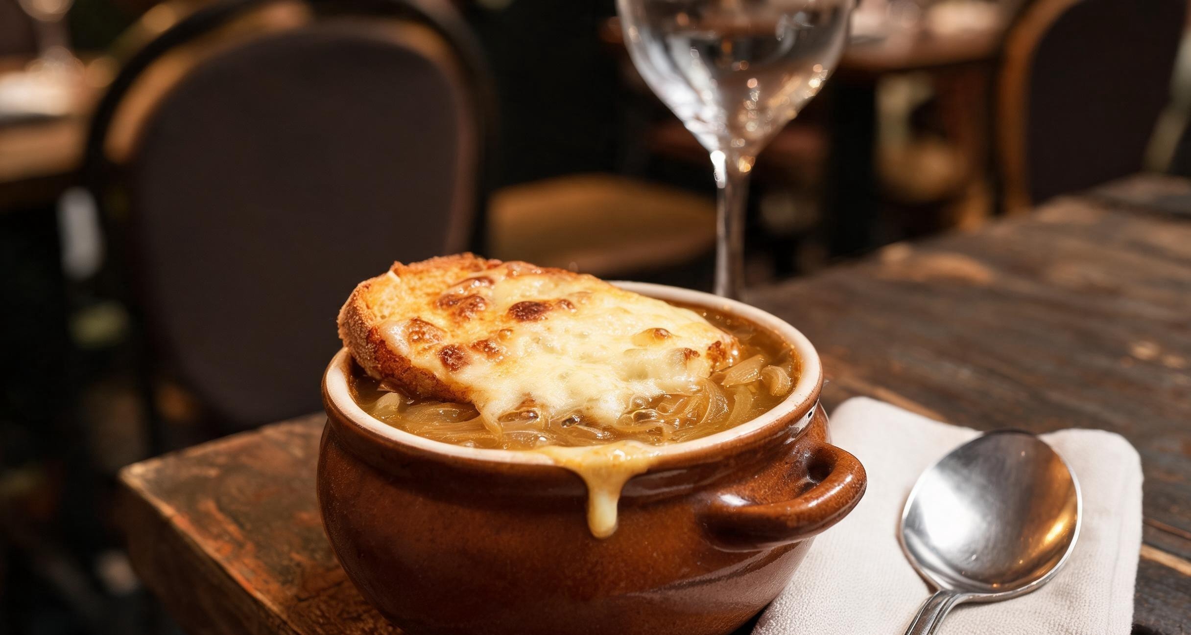 French Onion Soup That Takes Four Hours and a Bottle of White Wine
