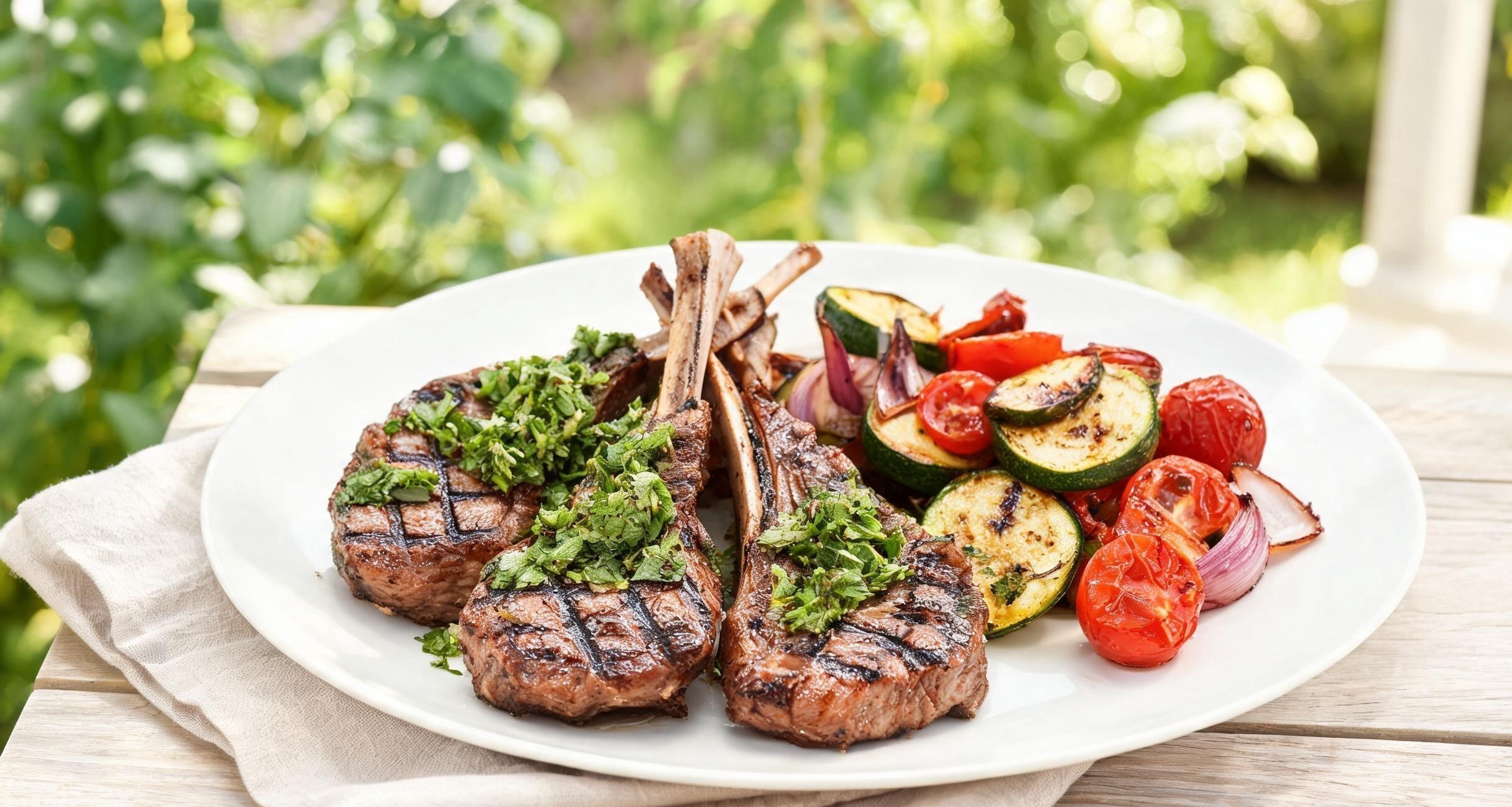 Grilled Lamb Chops With Mint Gremolata: Fifteen Minutes From Kitchen to Table