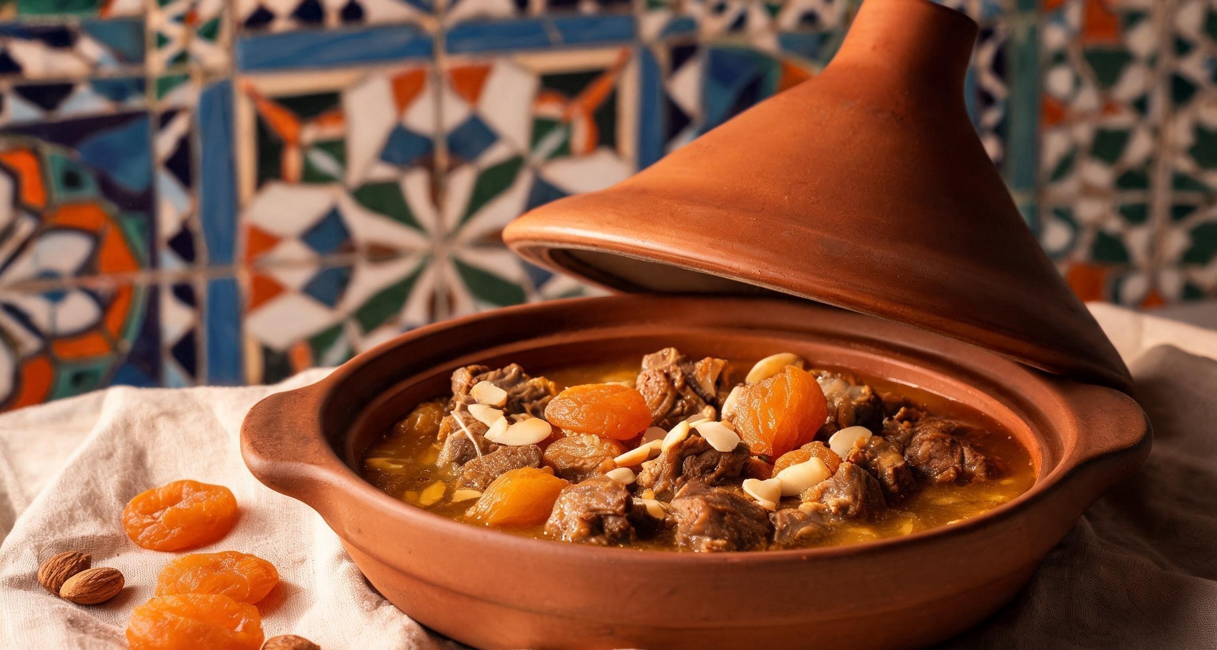 Lamb Tagine With Apricots and Almonds: A Weekend Project Worth the Wait
