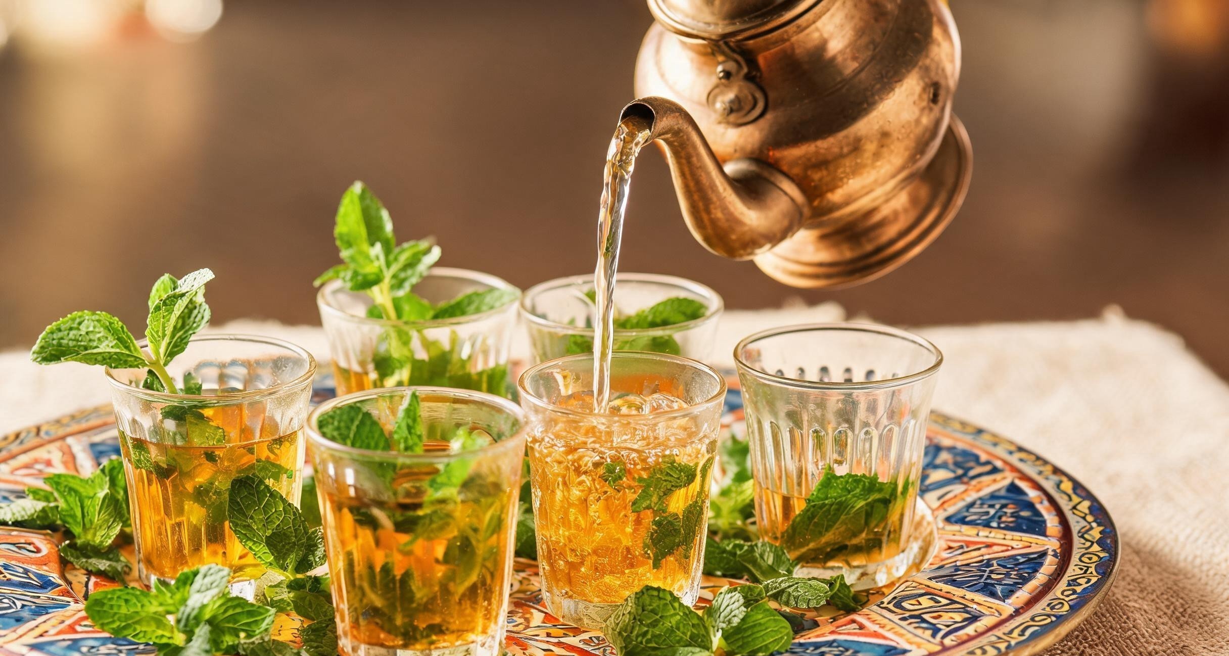 Mint Tea in Morocco: The Pour That Goes Two Feet in the Air and Never Spills