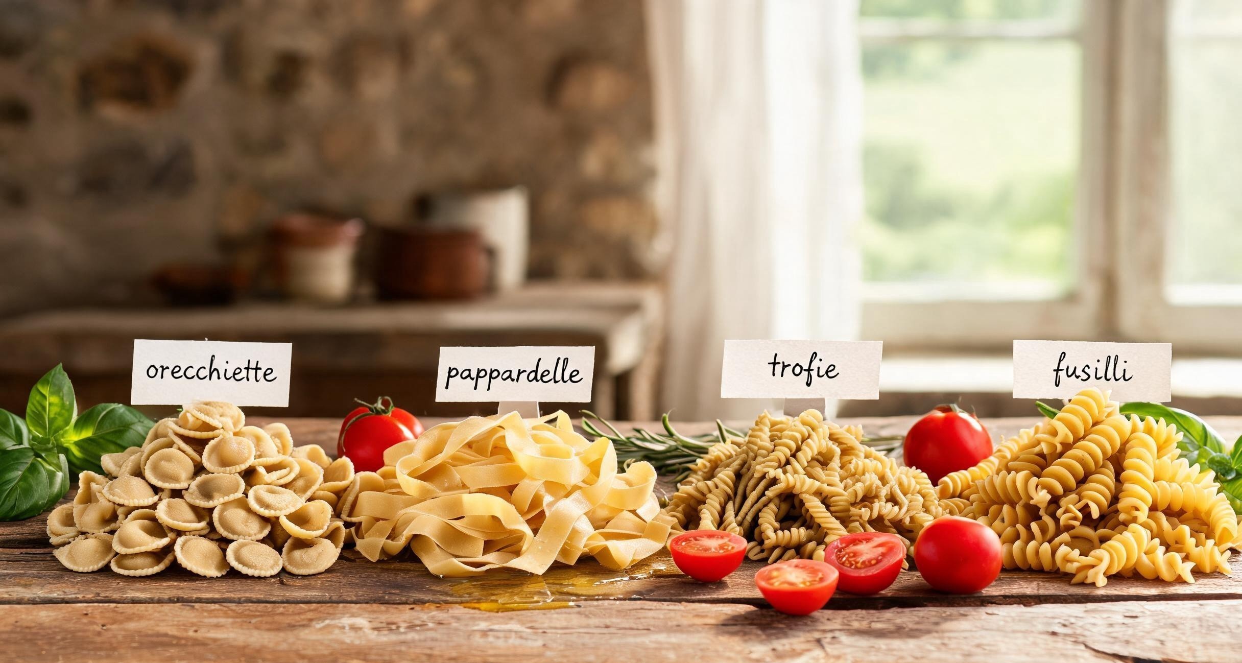 How the Shape of Pasta Changes From One Italian Region to the Next