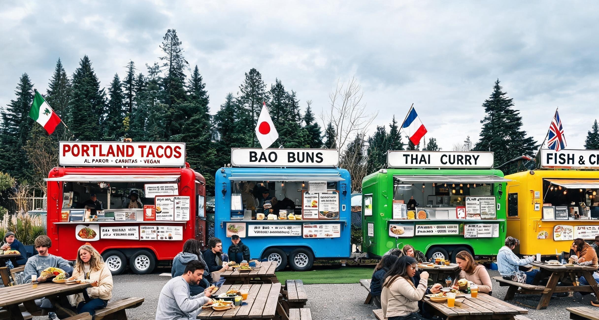 Food Carts in Portland: The Pods That Serve Better Thai, Ethiopian, and Korean Than Most Restaurants