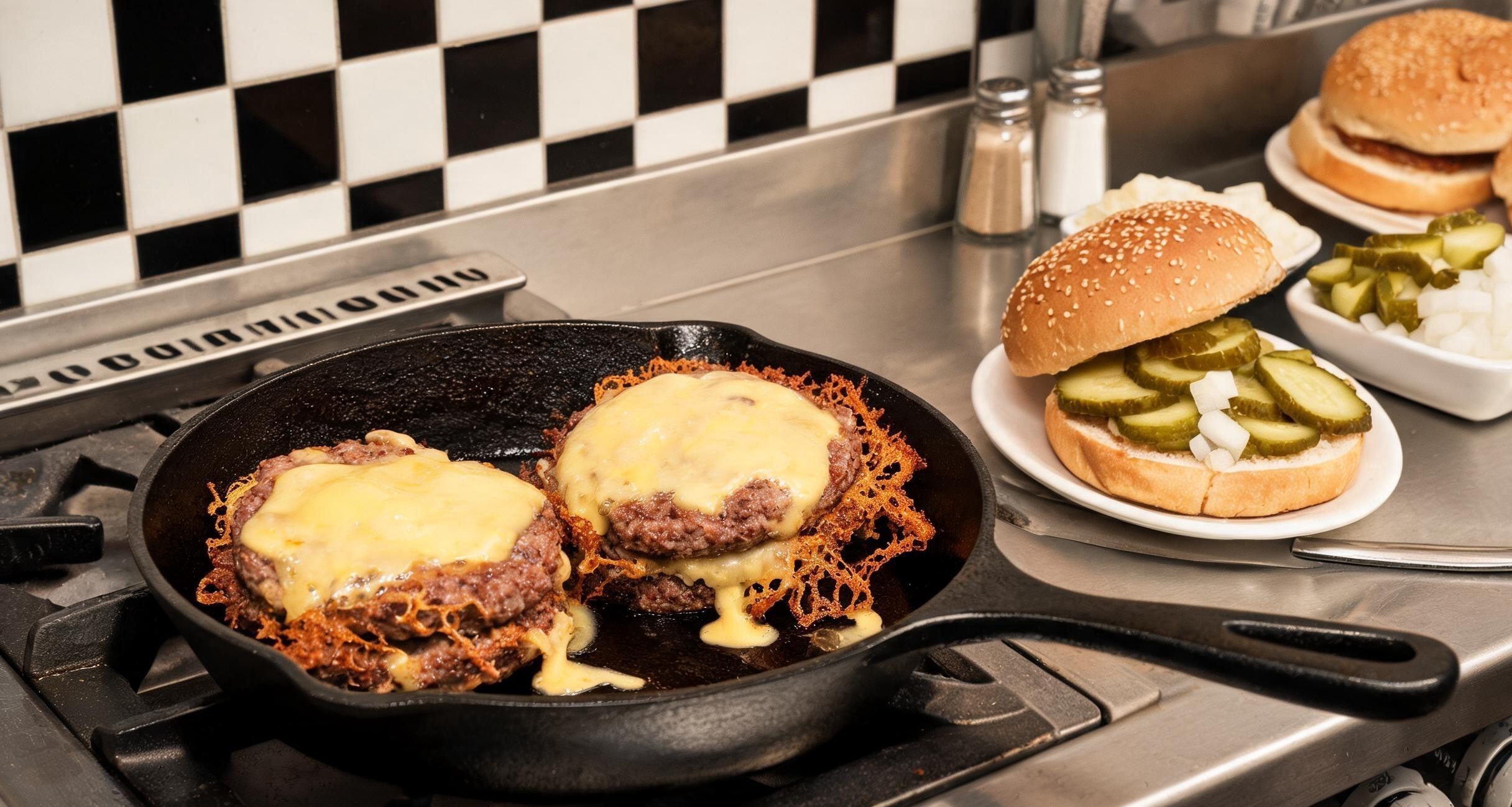 Smash Burgers on a Cast-Iron Skillet: Two Minutes Per Side, One Messy Stove, and a Perfect Crust