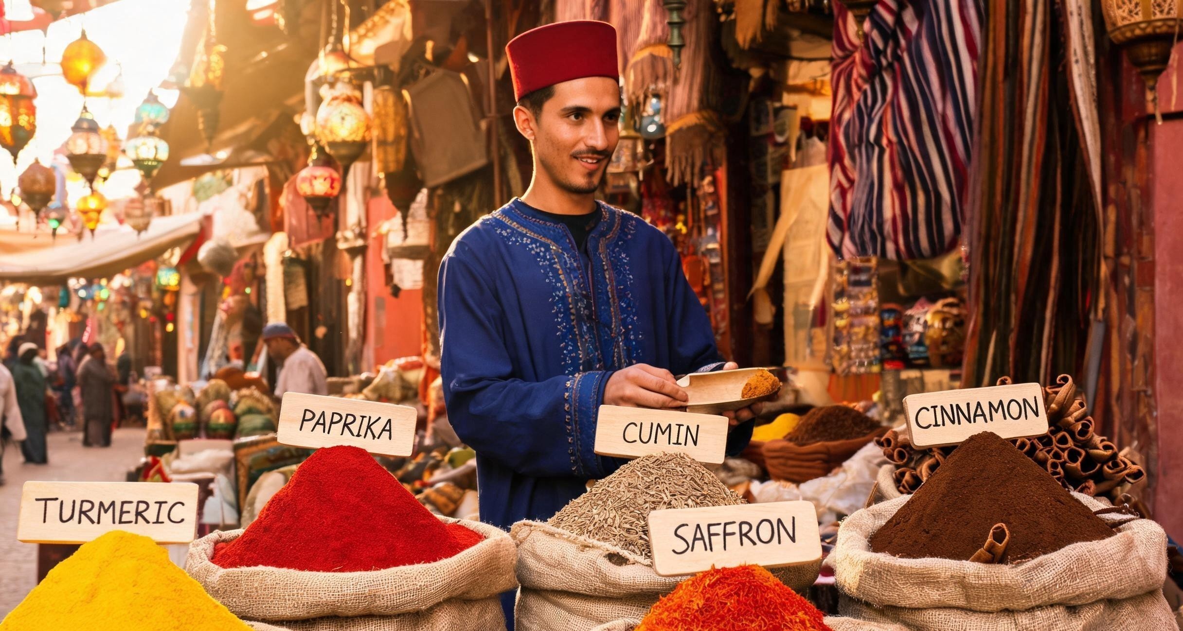 Inside the Spice Market of Marrakech: The Colors, the Scams, and the Saffron That Was Not Saffron