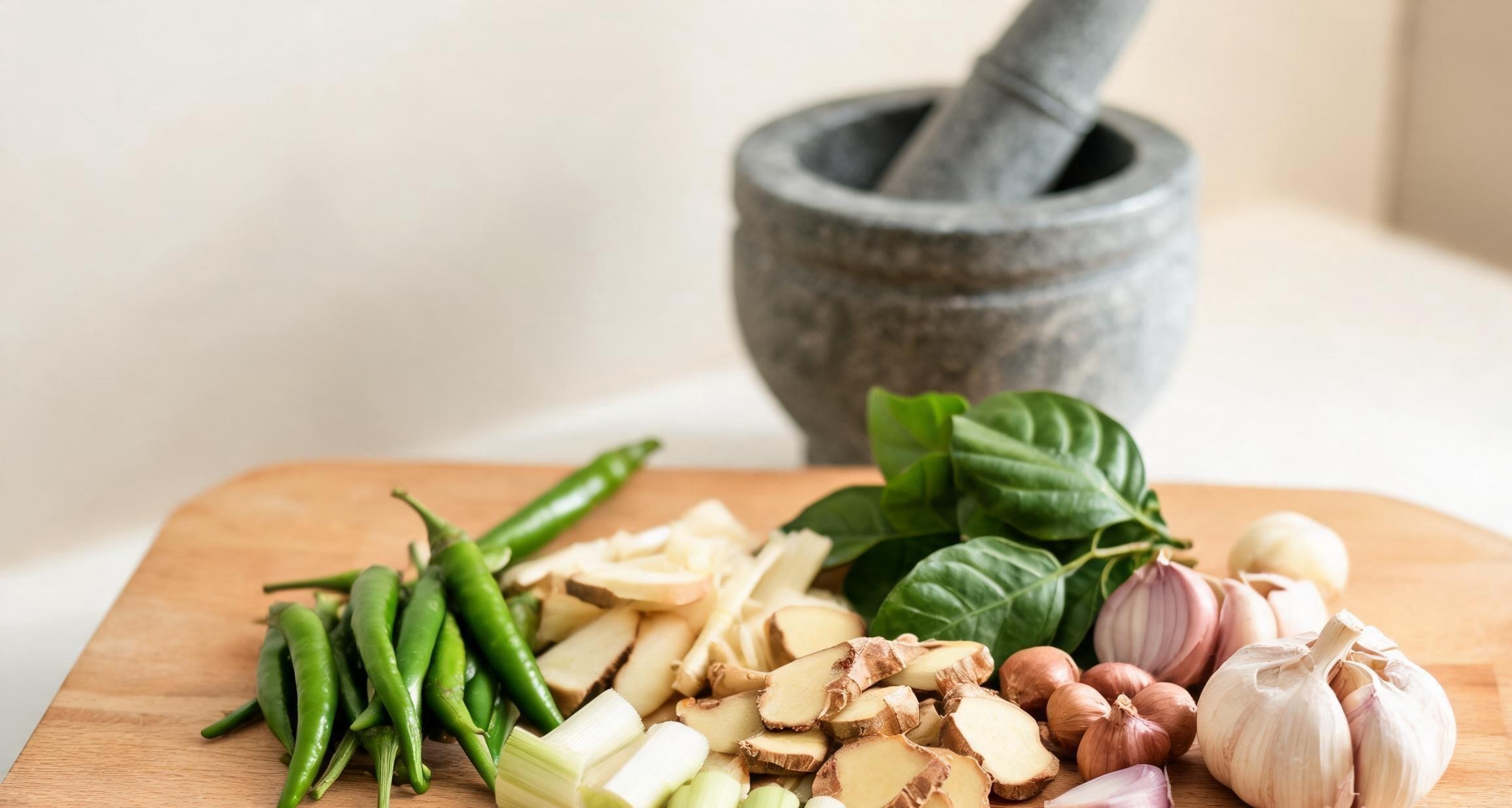 Making Thai Green Curry Paste from Scratch Changes Everything About the Dish