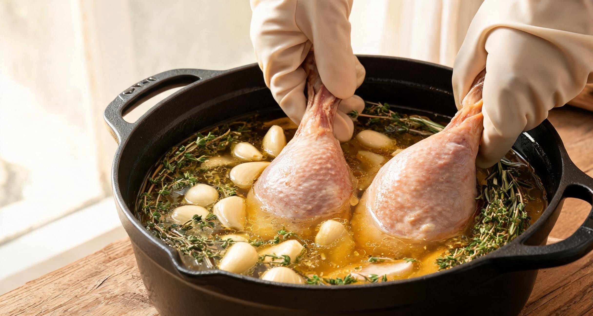 Duck confit cassoulet 1