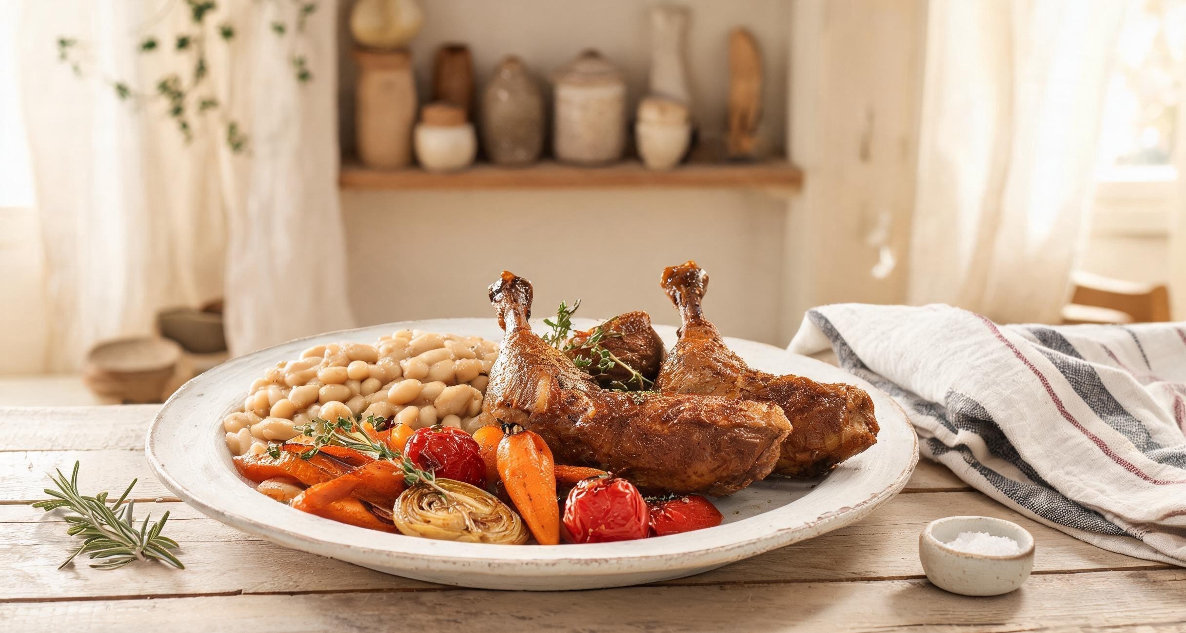 Duck confit cassoulet 2