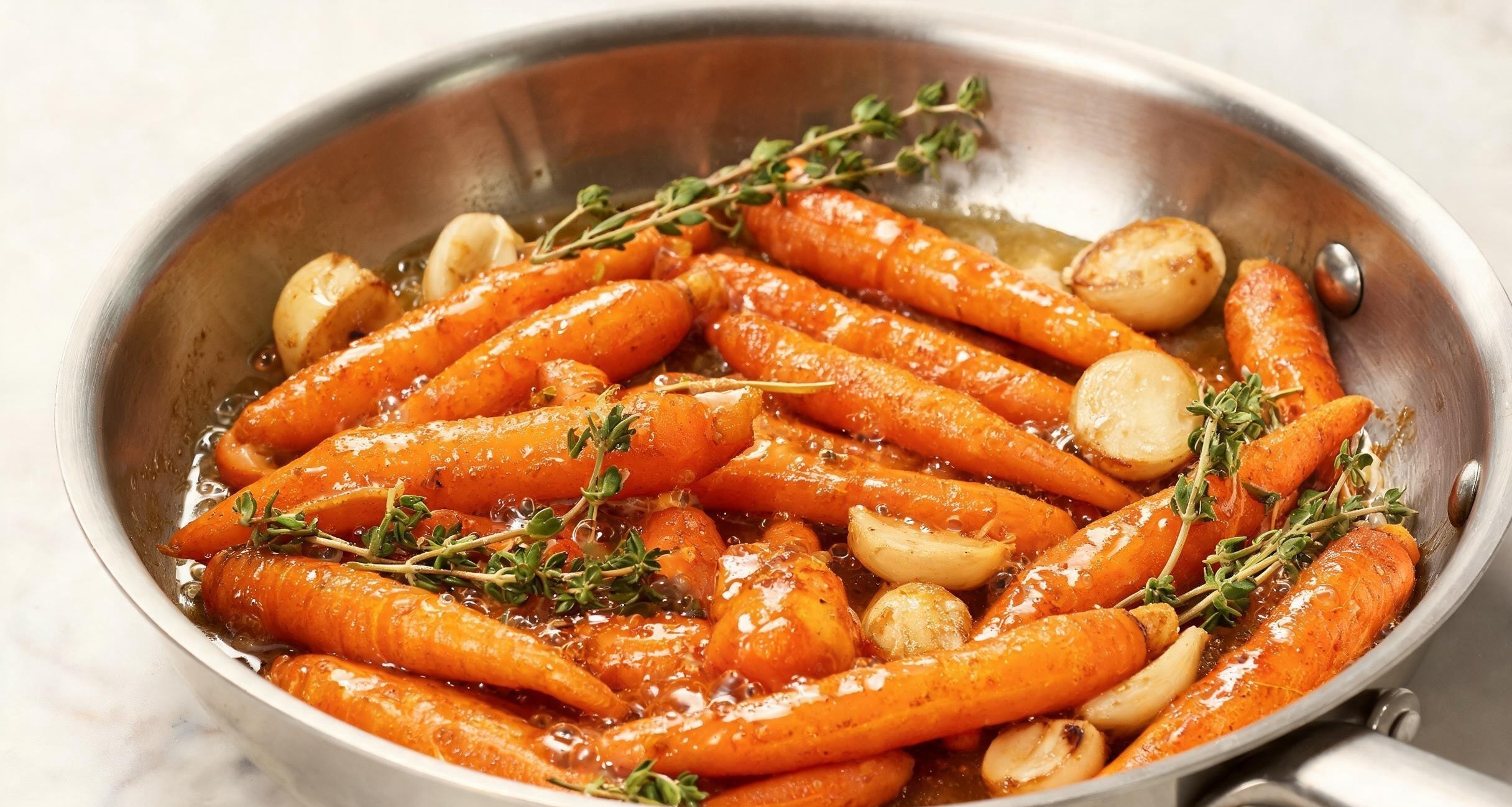 Honey glazed carrots 1